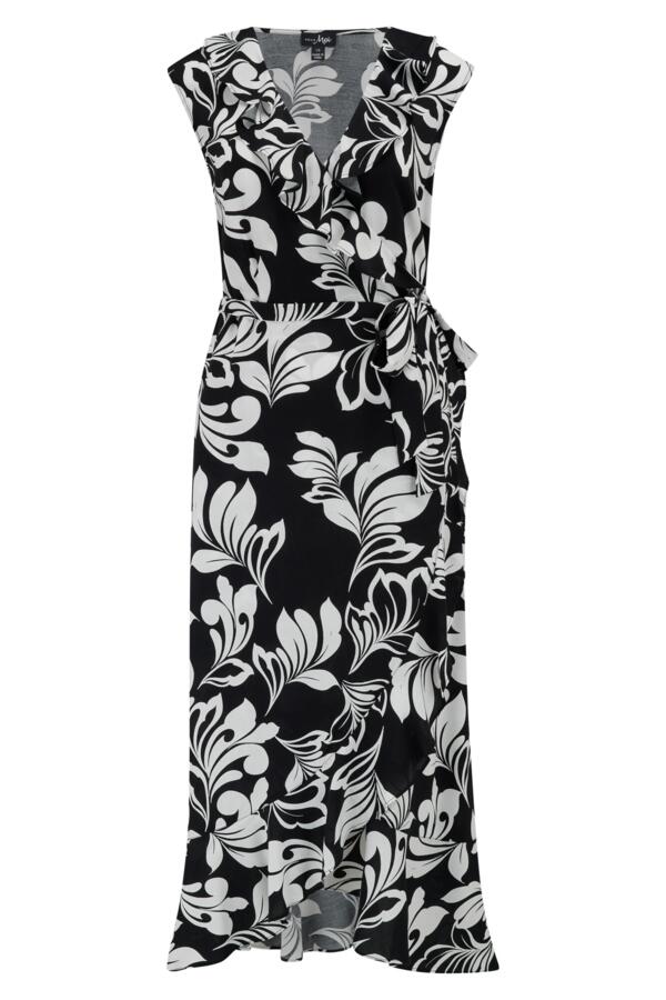 Midaxi Wrap Beach Dress