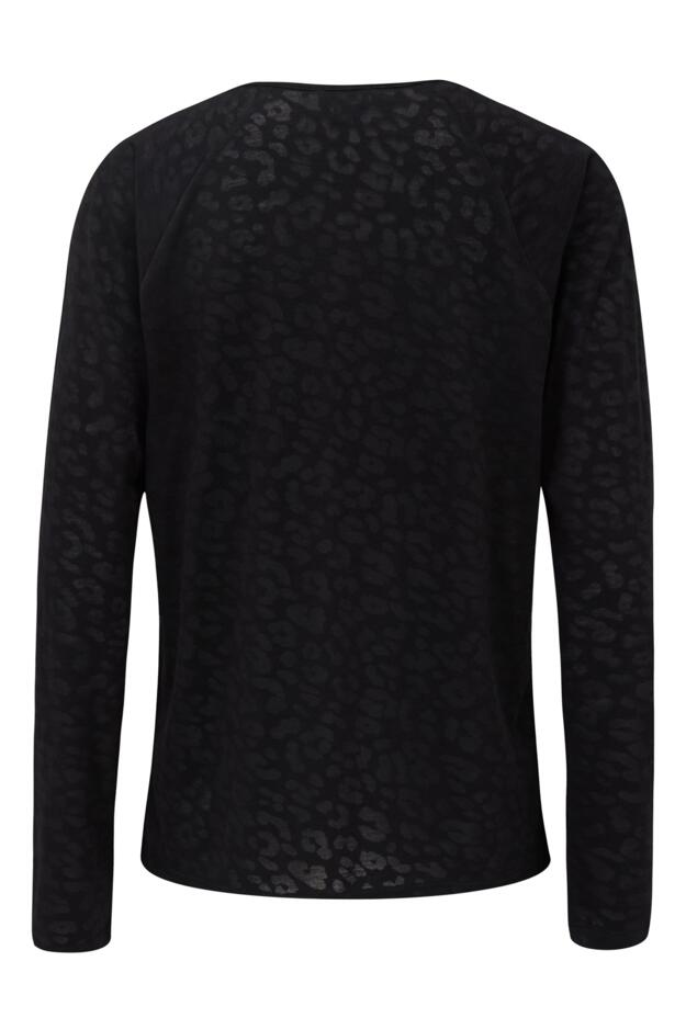 Leopard Burnout Yoga Top