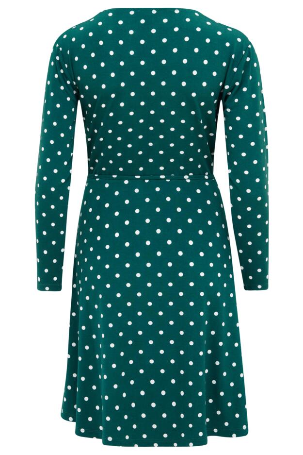 Bella Fuller Bust Slinky Jersey Long Sleeve Tea Dress