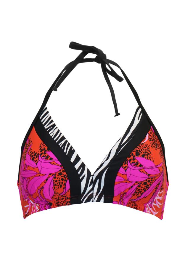 In The Mix Non-Wired Padded Triangle Bikini Top