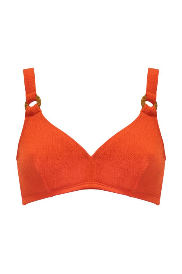 Cali Ribbed Texture Hidden Underwired Bikini Top 