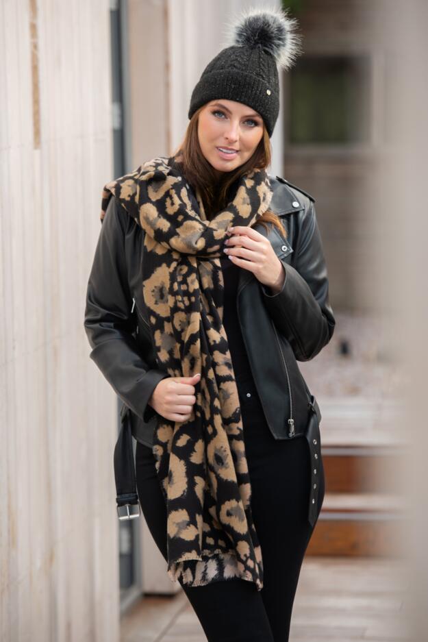 Oversized Printed Supersoft Scarf 