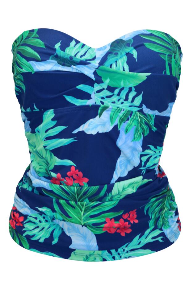 Kefalonia Non-Wired Strapless Tankini Top