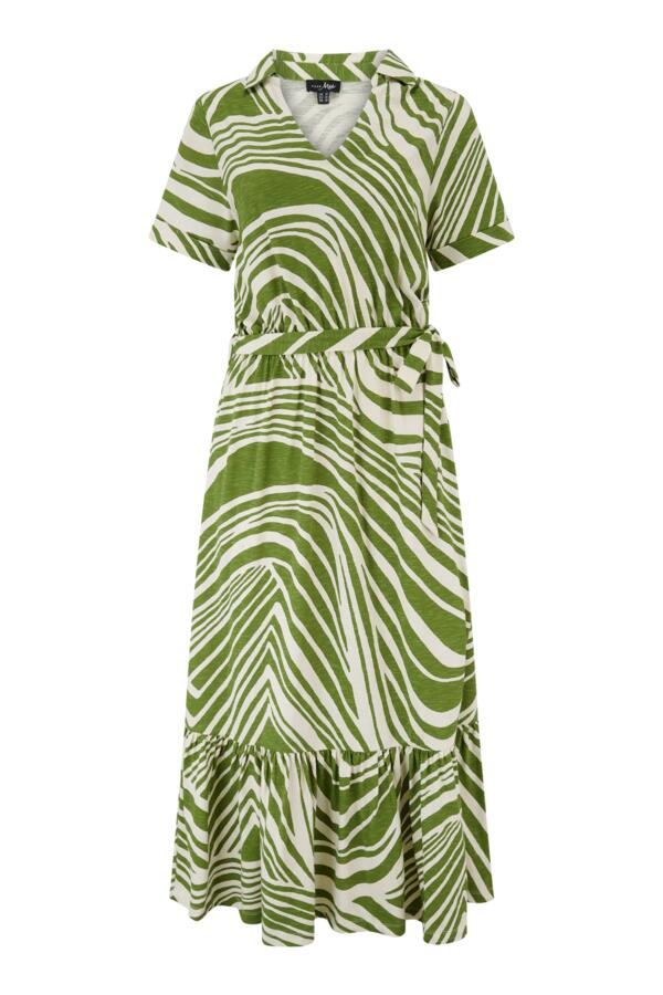 Cotton Slub Midi Shirt Dress